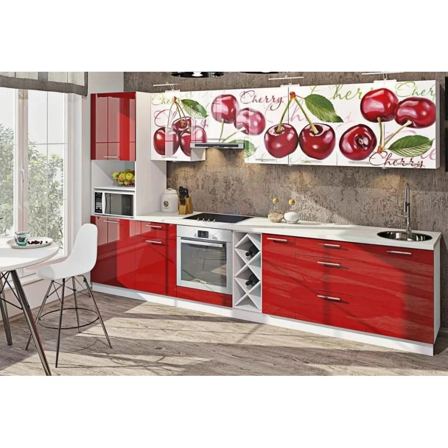 Kitchen "Painted high gloss with printing" KX-6746 order